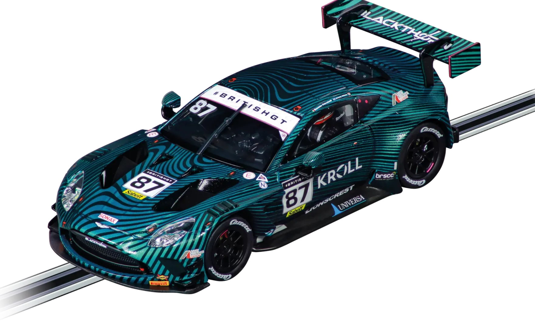 Aston Martin Vantage AMR GT3 Evo "Blackthorn AMR, No.87" British GT 2024
