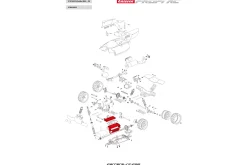 Battery compartmet incl. screws - Profi RC