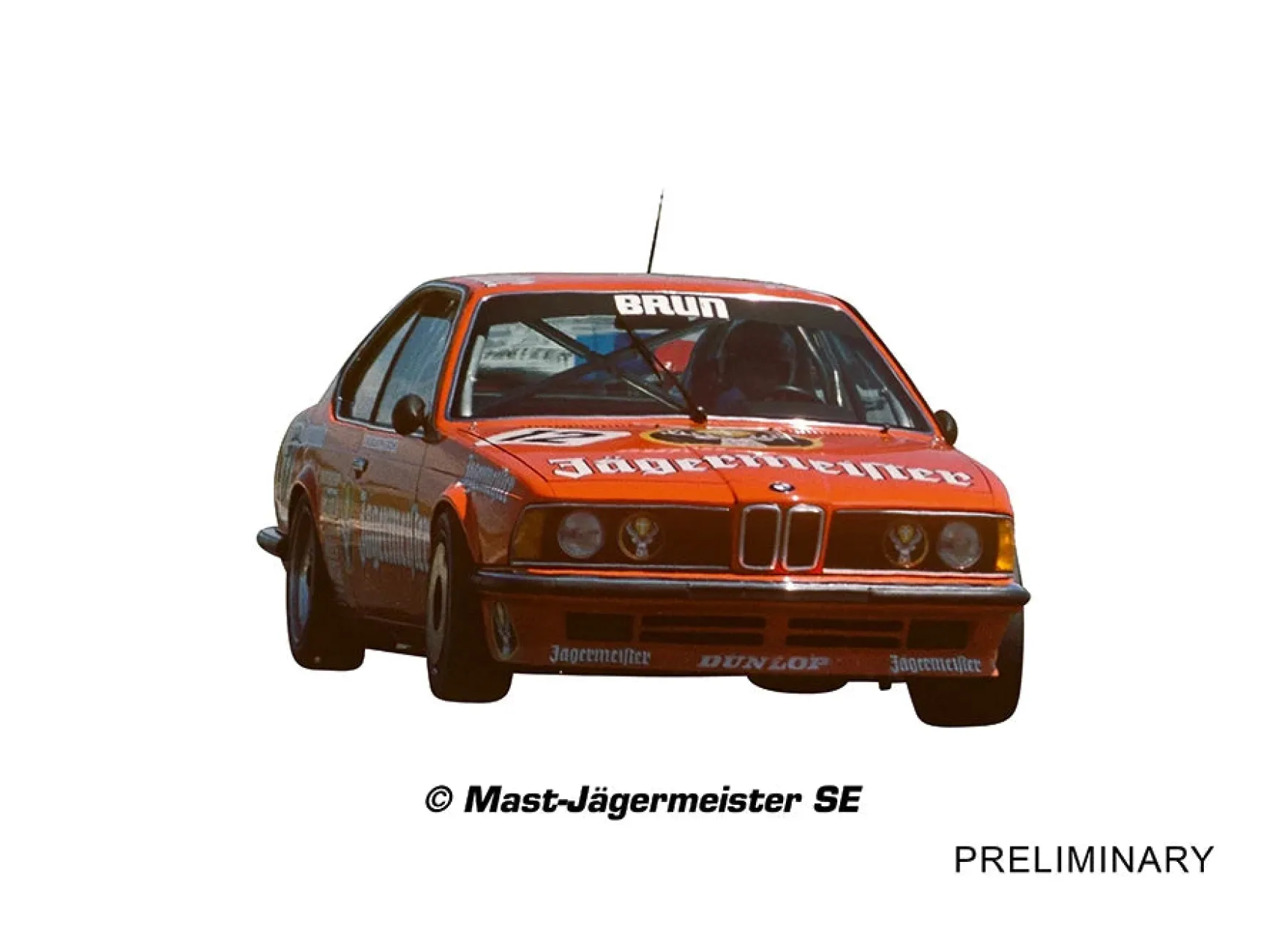 BMW 635 CSI "Jägermeister, H.J.Stuck, No.6" Gruppe A, 1984