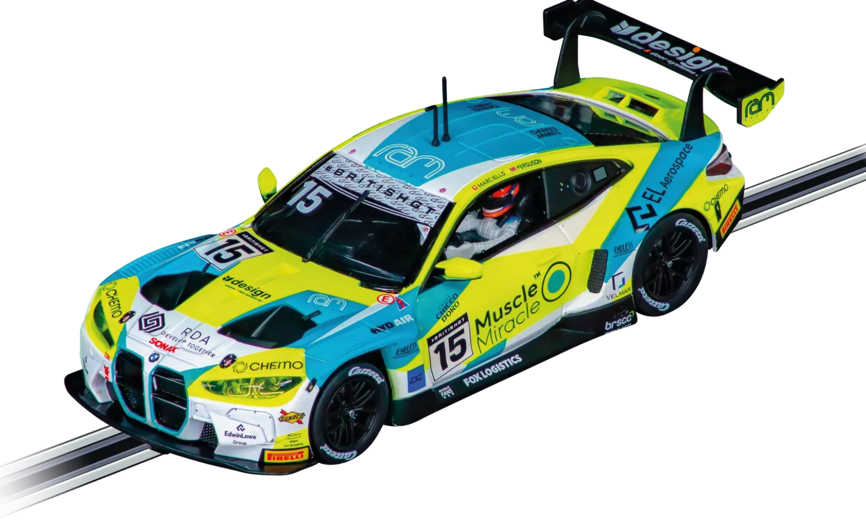 BMW M4 GT3 "RAM Racing, No. 15" British GT 2024