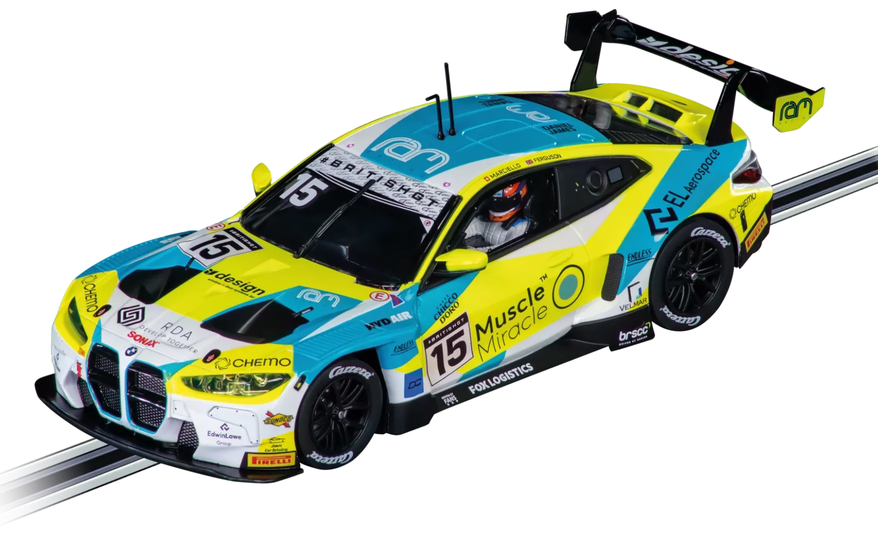 BMW M4 GT3 "RAM Racing, No. 15" British GT 2024