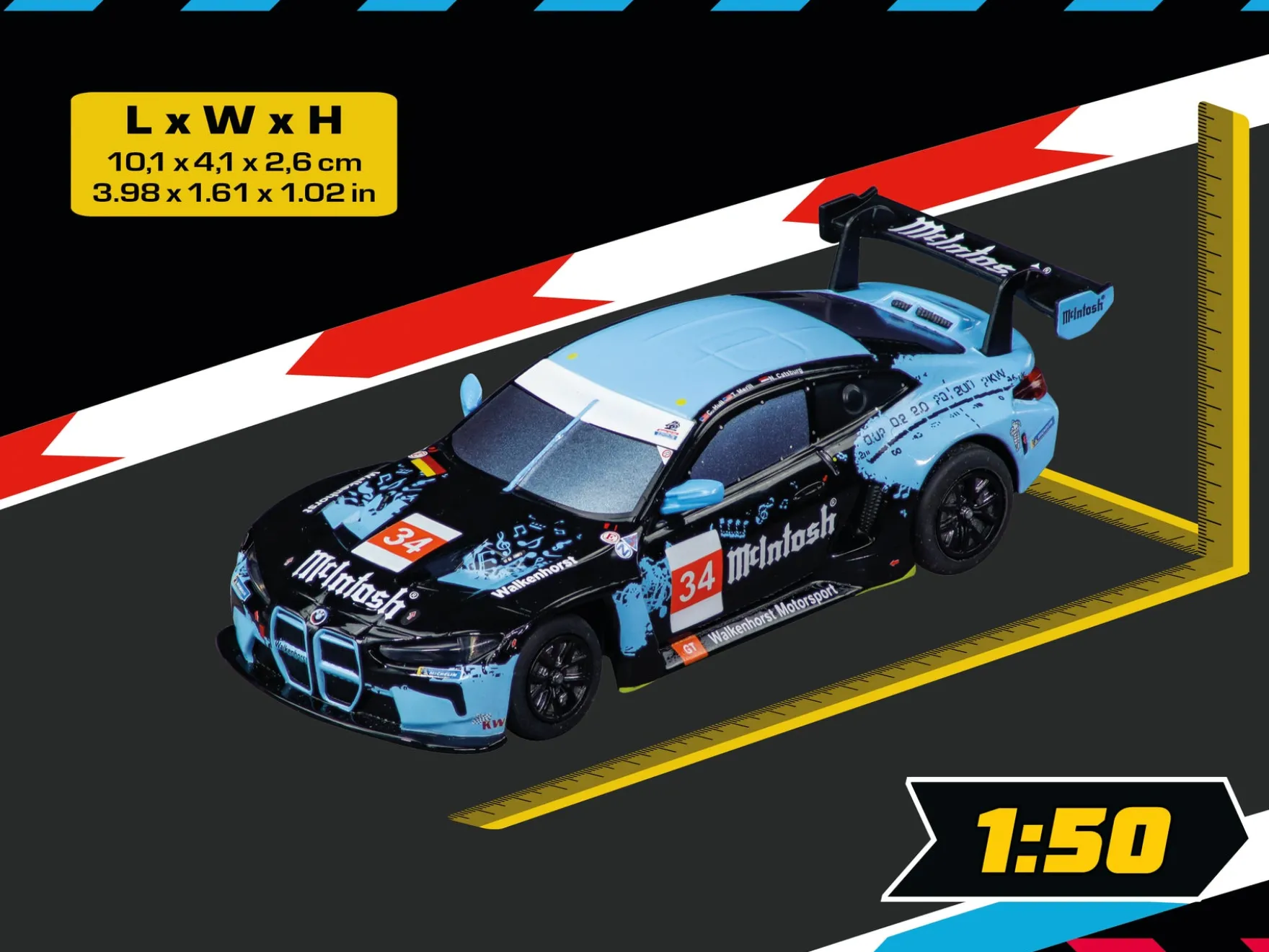 BMW M4 GT3 "Walkenhorst Motorsport, No.34"