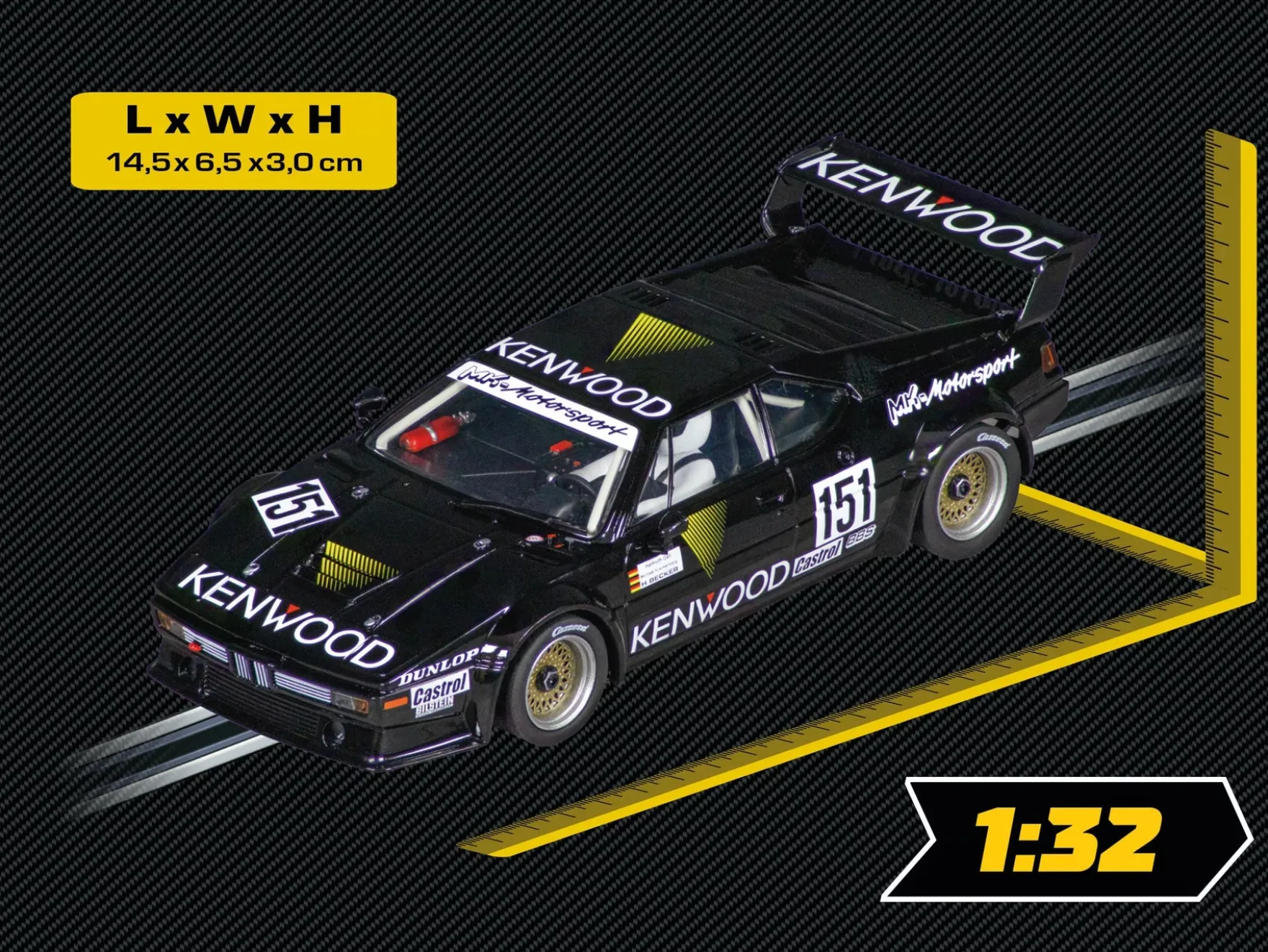 BMW M1 Procar "MK-Motorsport, No.151" DRM 1986