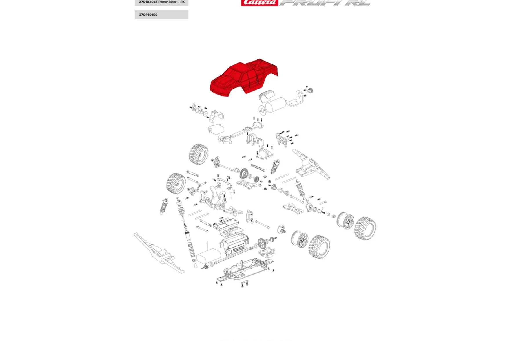 body for Power Rider (83004)