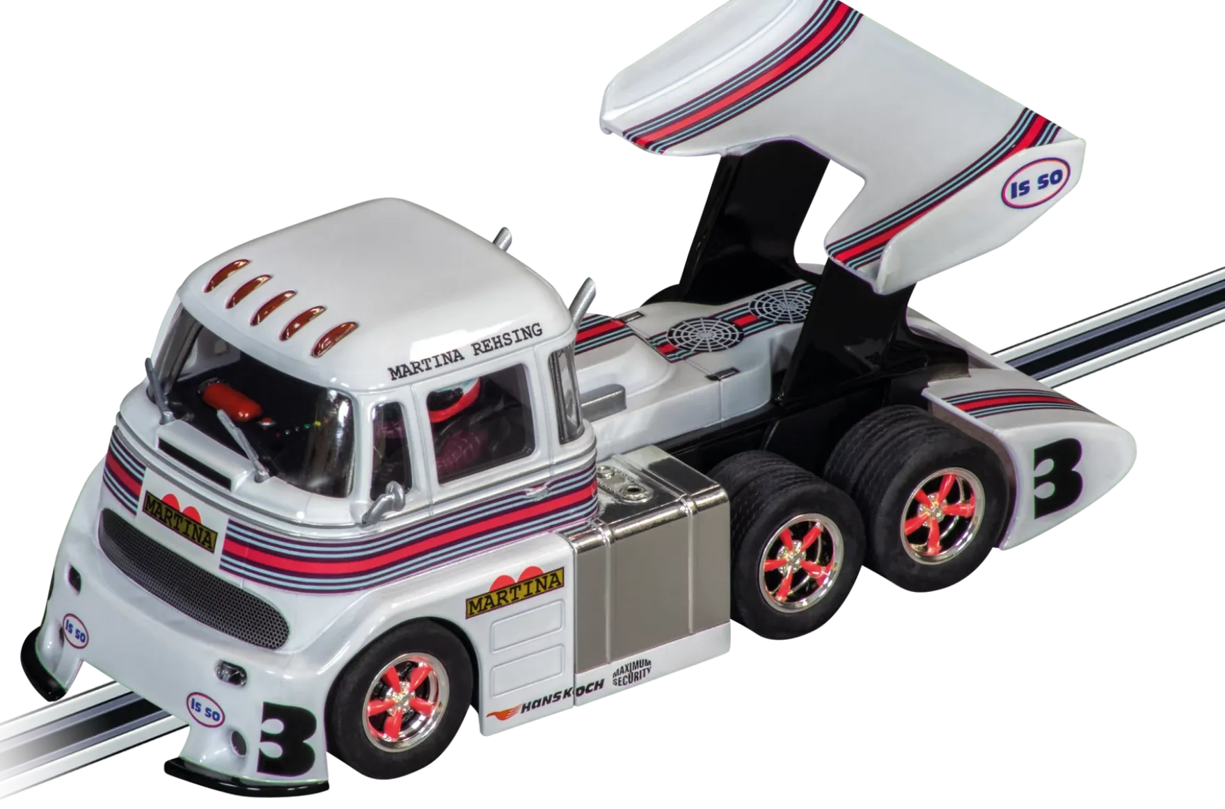 Carrera Race Truck Cabover "Martina Rehsing Team, No.3"
