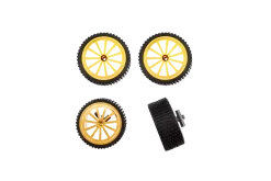 4 Complete wheels with Goldwheel rims for Golden Arrow (162045)