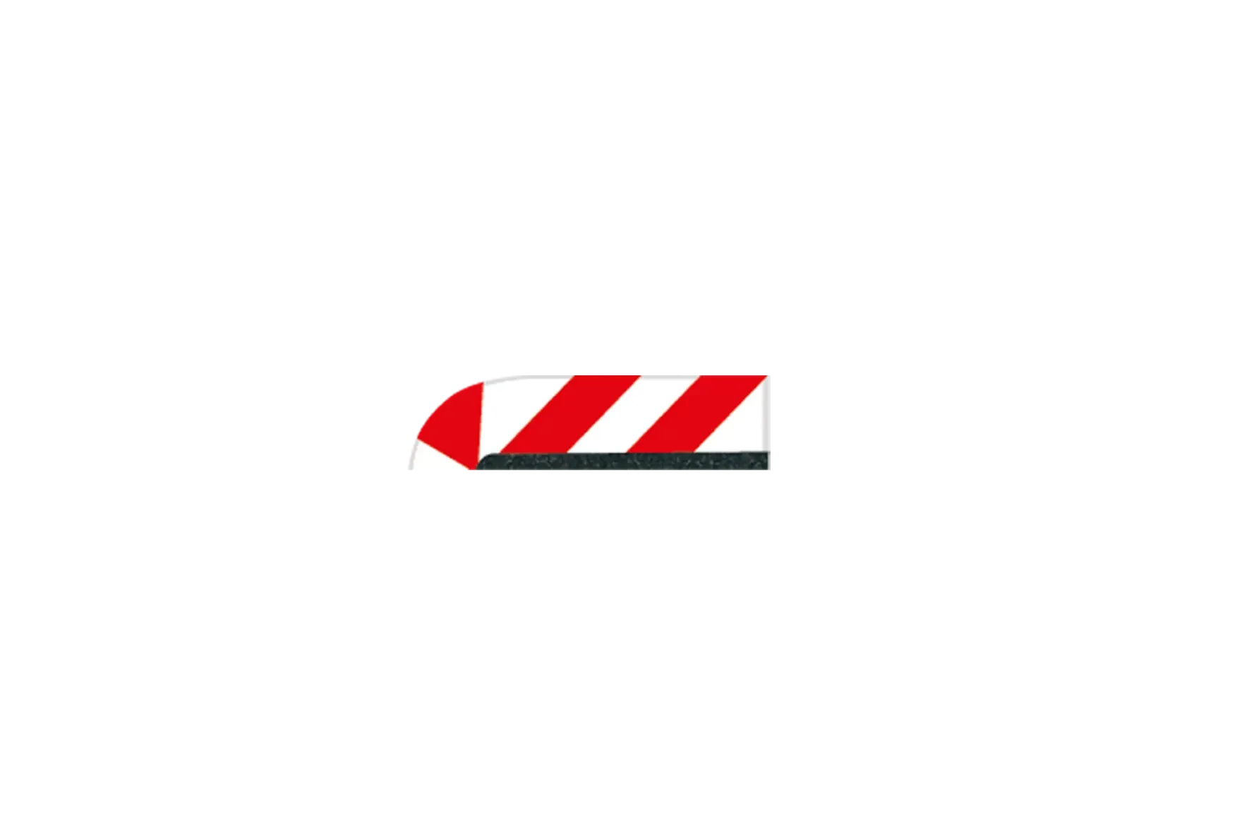 Endpiece for inside shoulder high banked curve (4), narrow