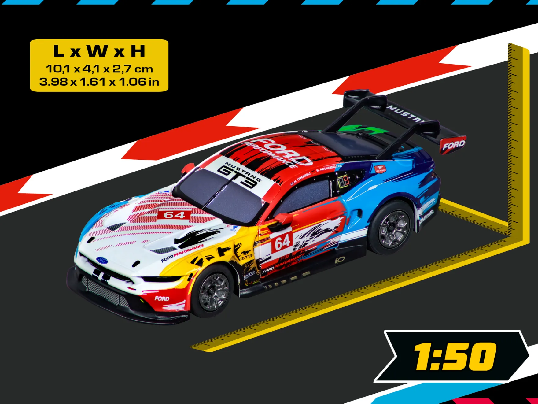 Ford Mustang GT3 "Champion Spirit, No.64"