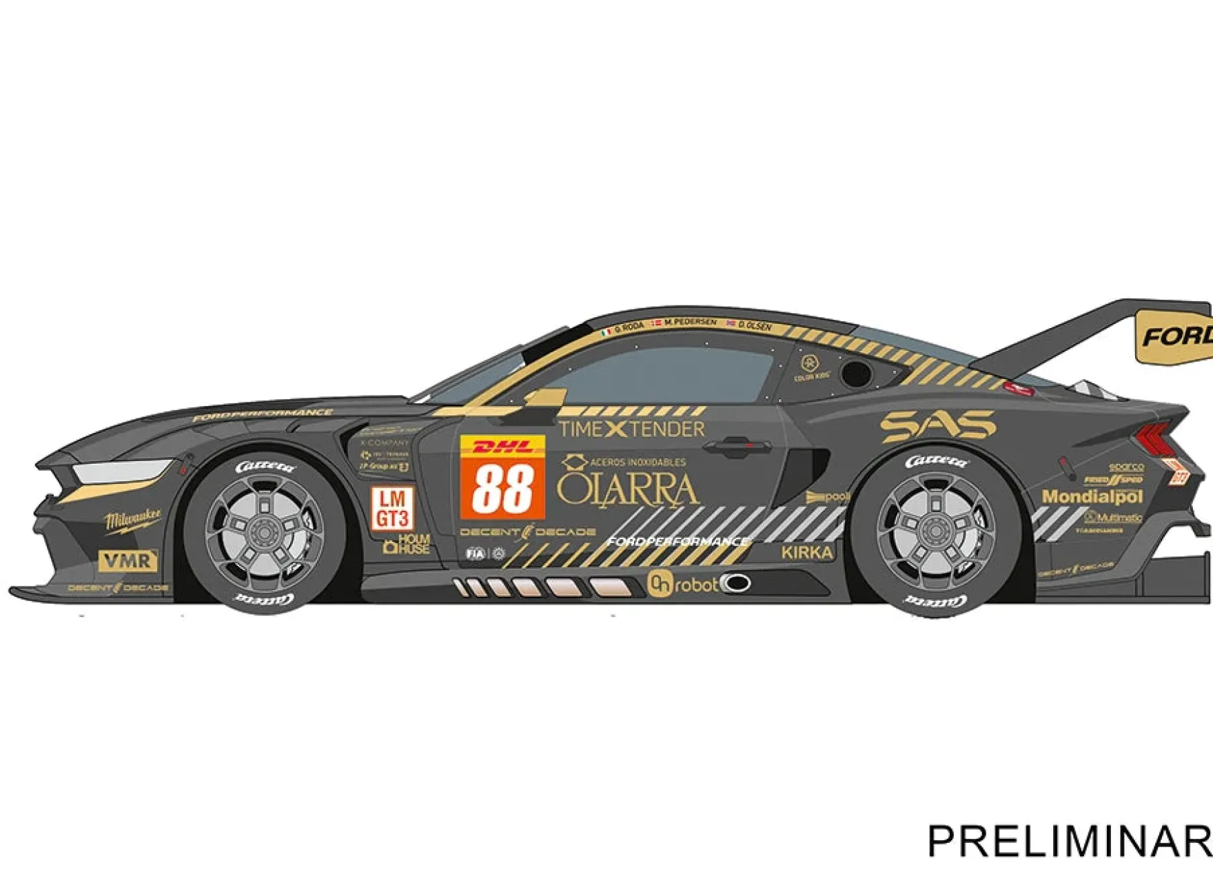 Ford Mustang GT3 "Proton Competition, No.88" Spa 2024