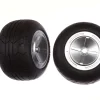 2 FRONT WHEELS (TIRES + RIMS) + SUSPENSION