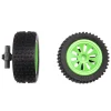 2 front wheels (tyres+wheel rims) + Wheel suspension for Green Wheeler II (201054)