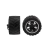 2 front wheels with rims for Black Enforcer (180109), Black Enforcer 2 (370180113, 370180109)