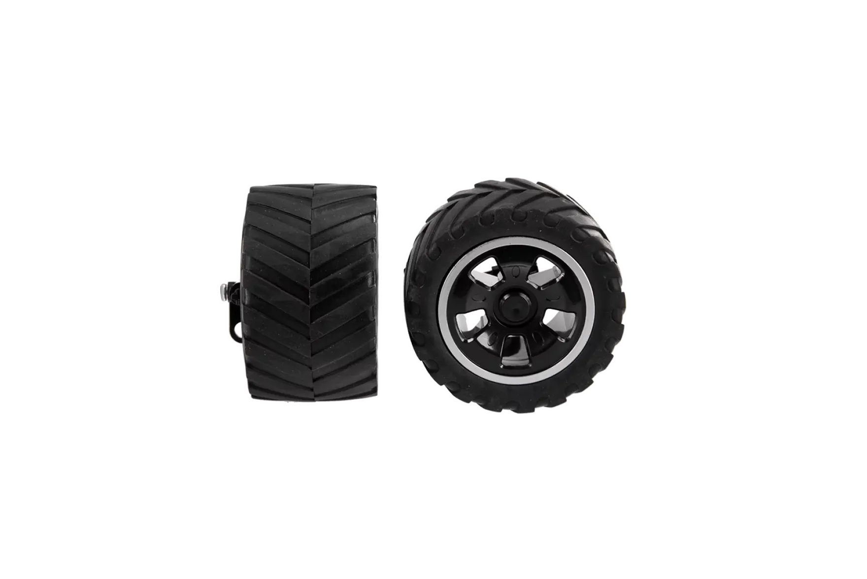 2 front wheels with rims for Black Enforcer (180109), Black Enforcer 2 (370180113, 370180109)