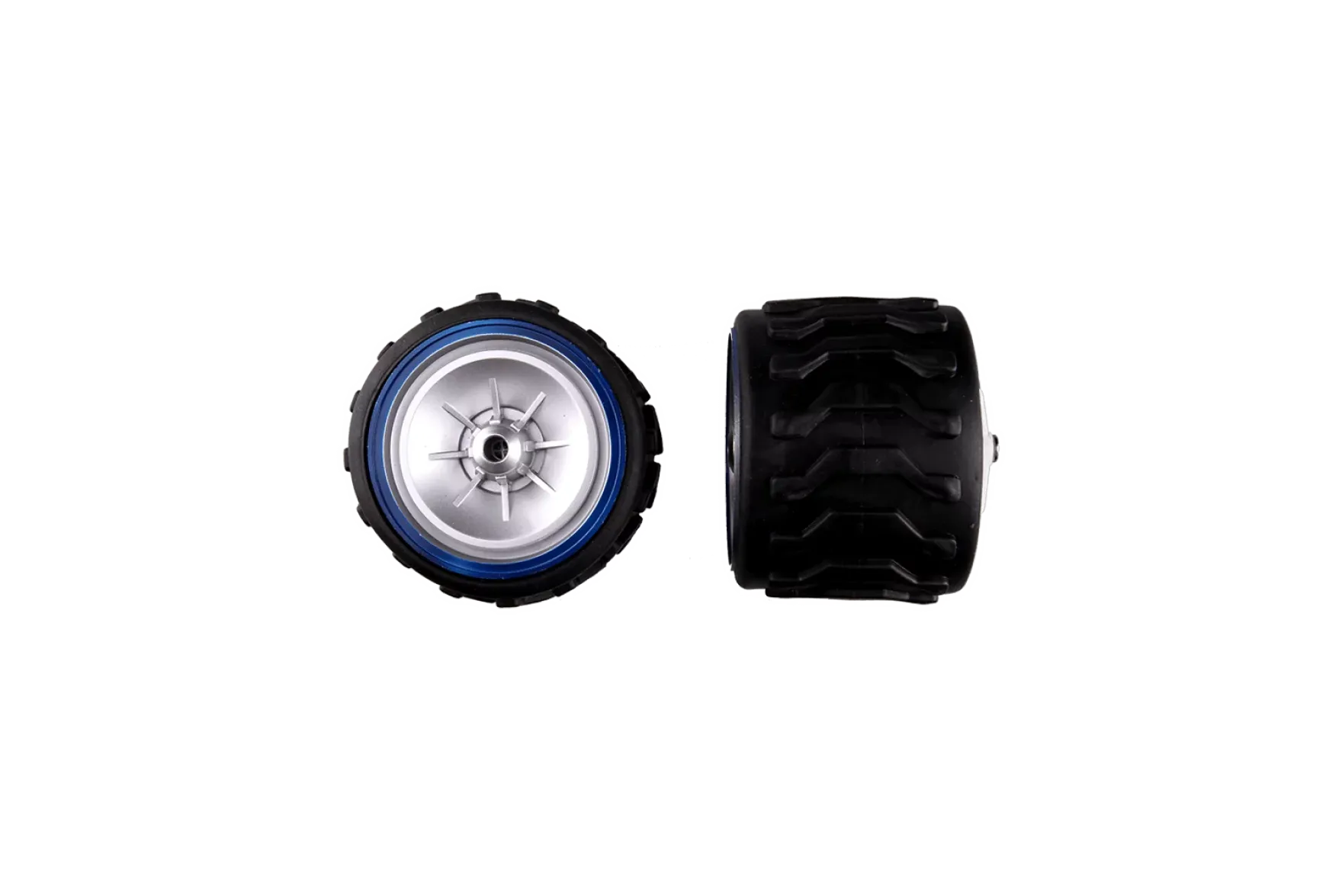 2 front wheels with rims & Wheel suspension for Mystic Inferno (142022)