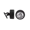 2 front wheels with rims + Wheel suspension for 160112 160120 160115