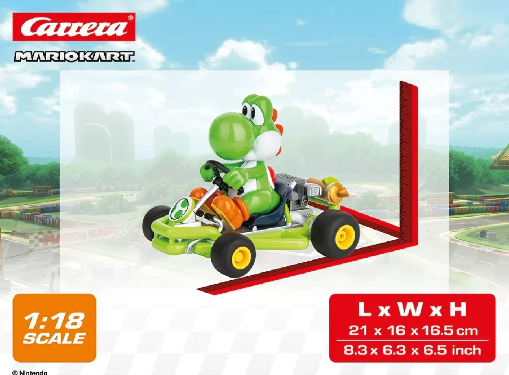 2,4GHz Mario Kart™ Pipe Kart, Yoshi