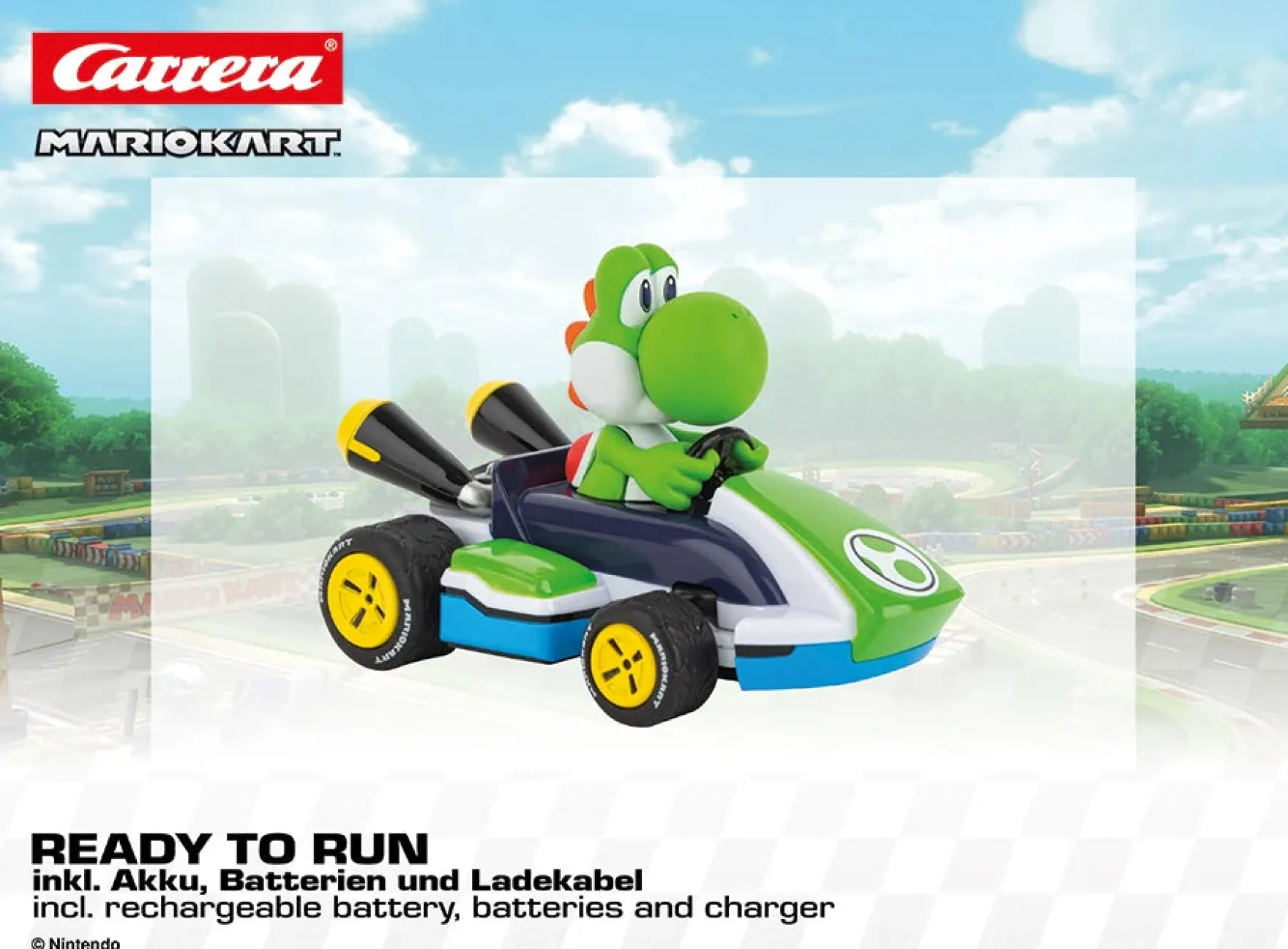2,4GHz Mario Kart™ Race Kart 1:32, Yoshi