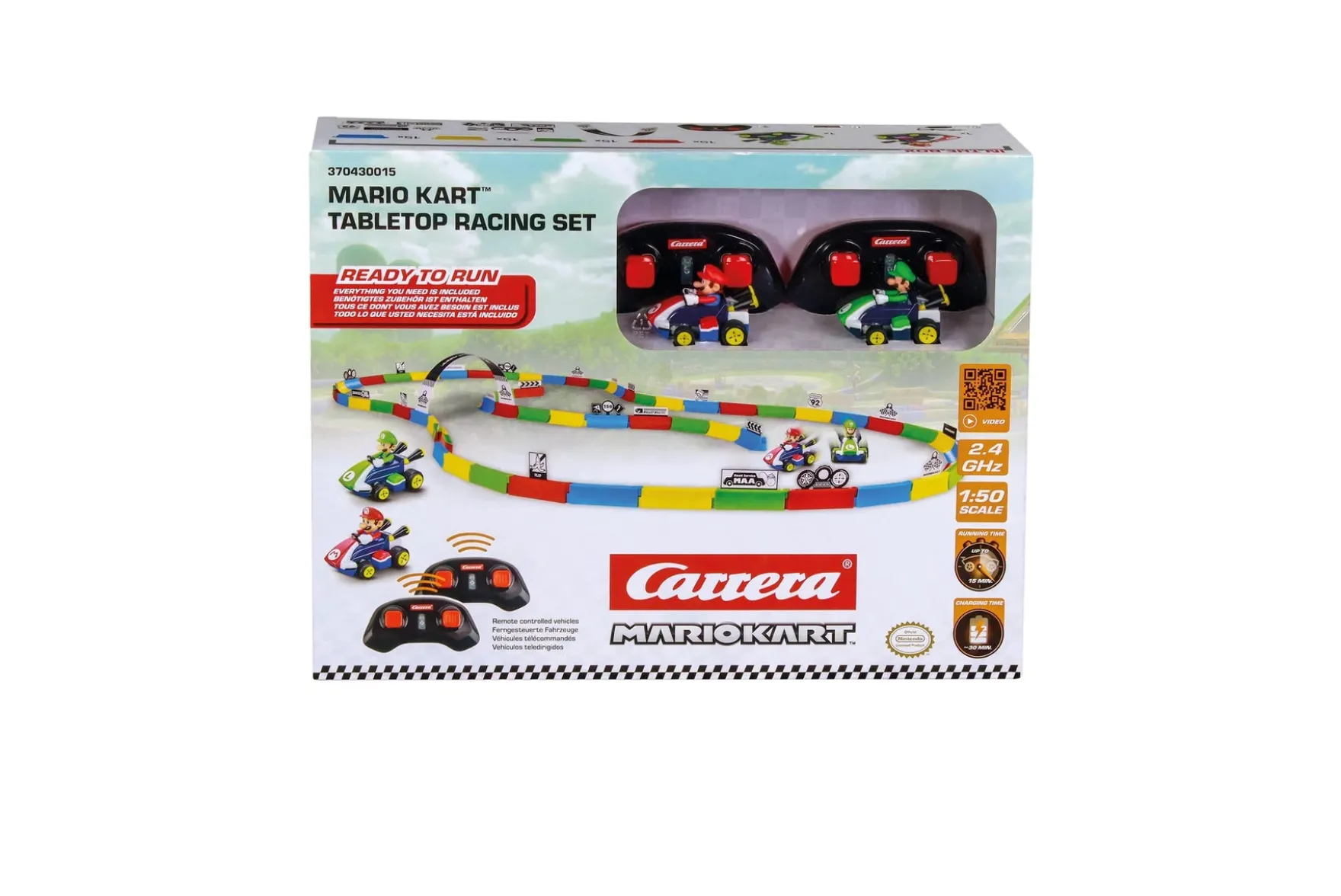 2,4GHz Mario Kart™ Tabletop Racing Set - Mario & Luigi