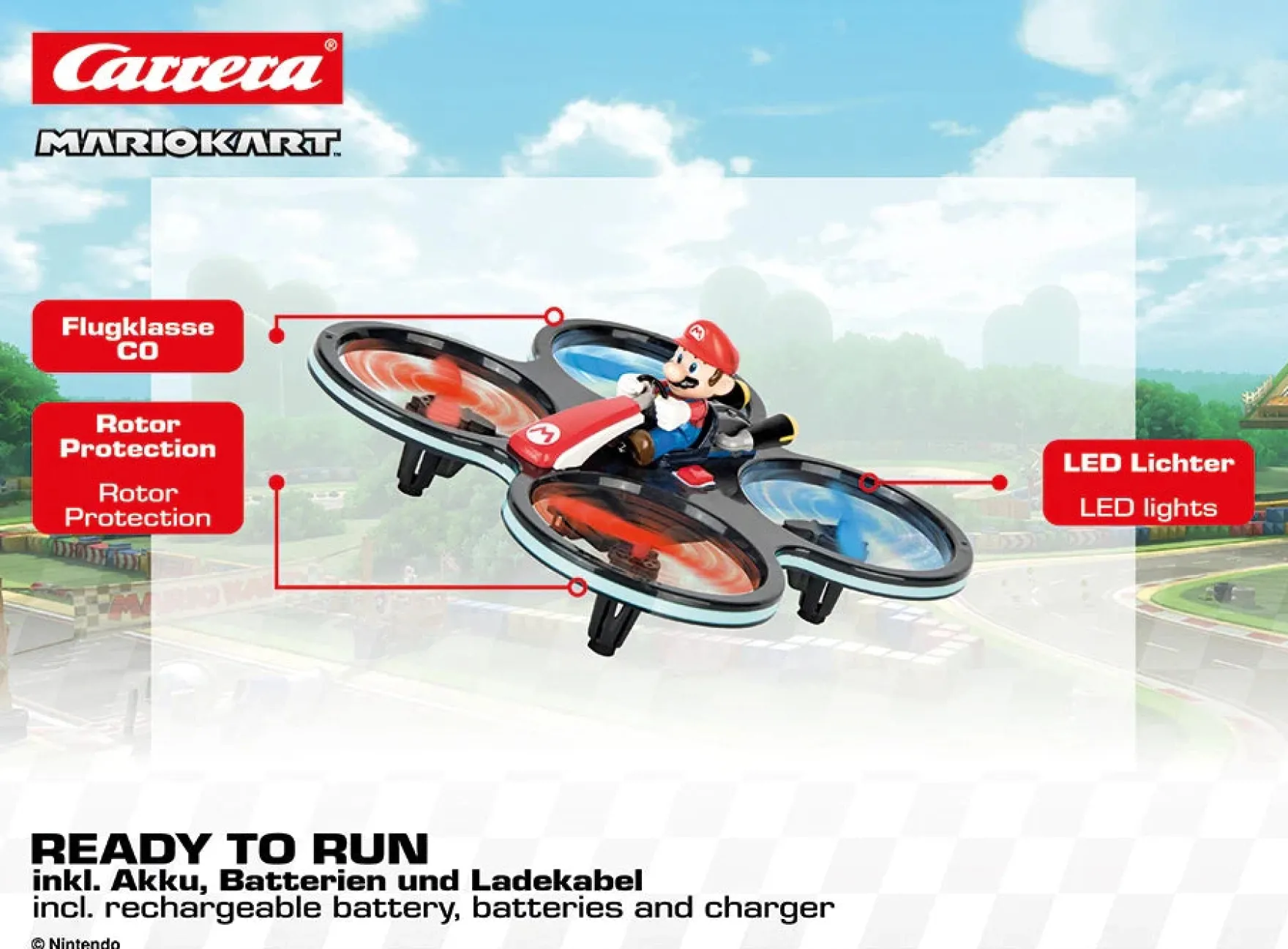 2,4GHz Mini Mario-Copter