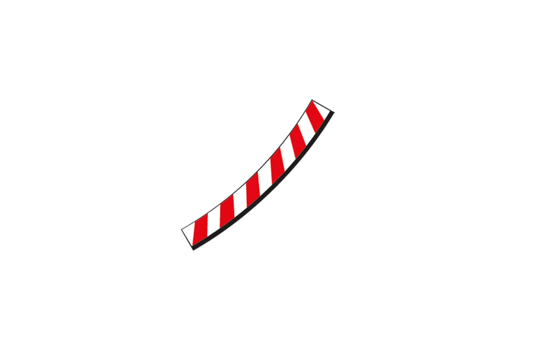 Inside Shoulder for high banked curve 3/30° (6), end piece (2)