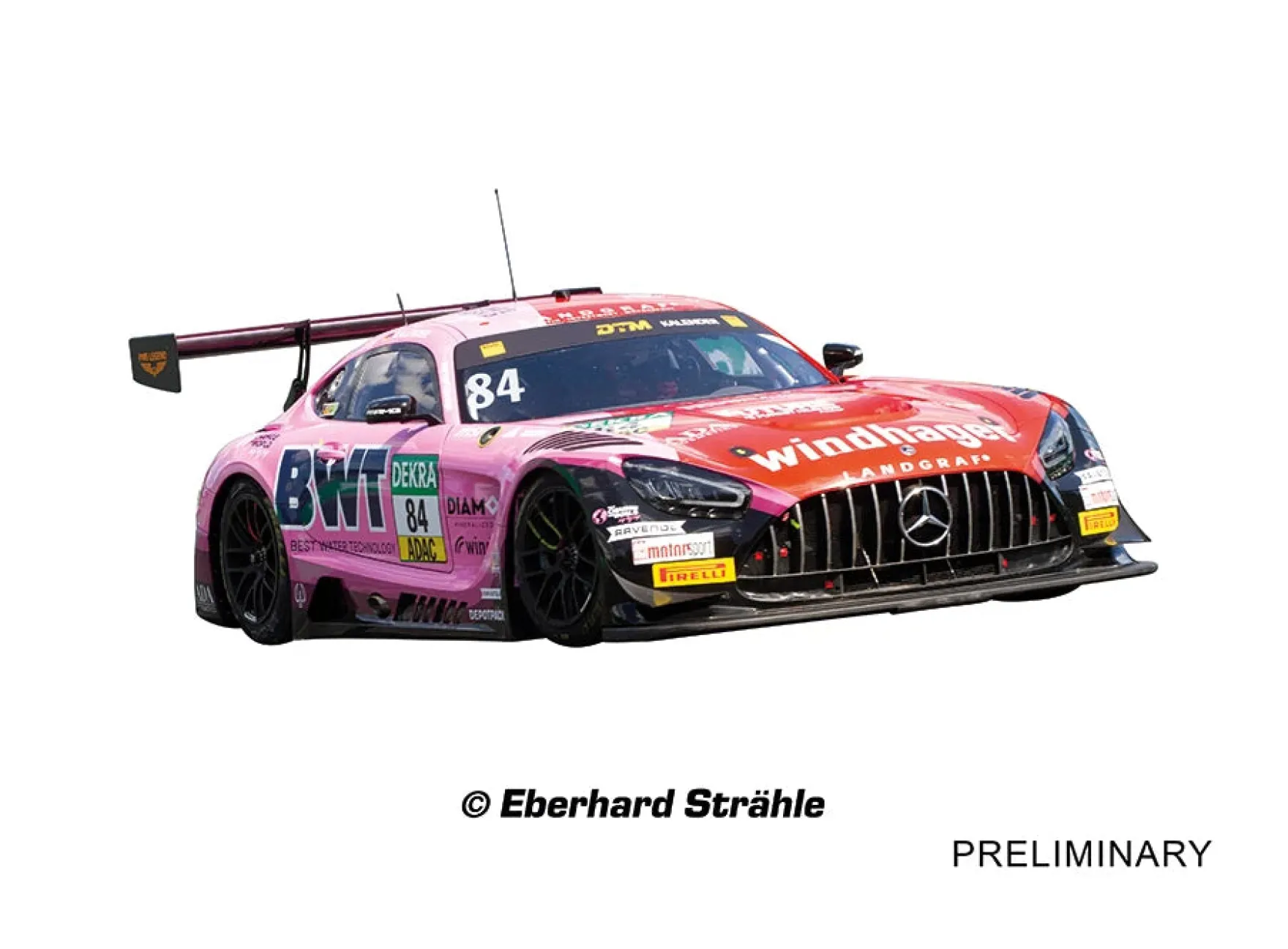 Mercedes-AMG GT3 Evo "Mercedes-AMG Team Landgraf, No.84" DTM 2025