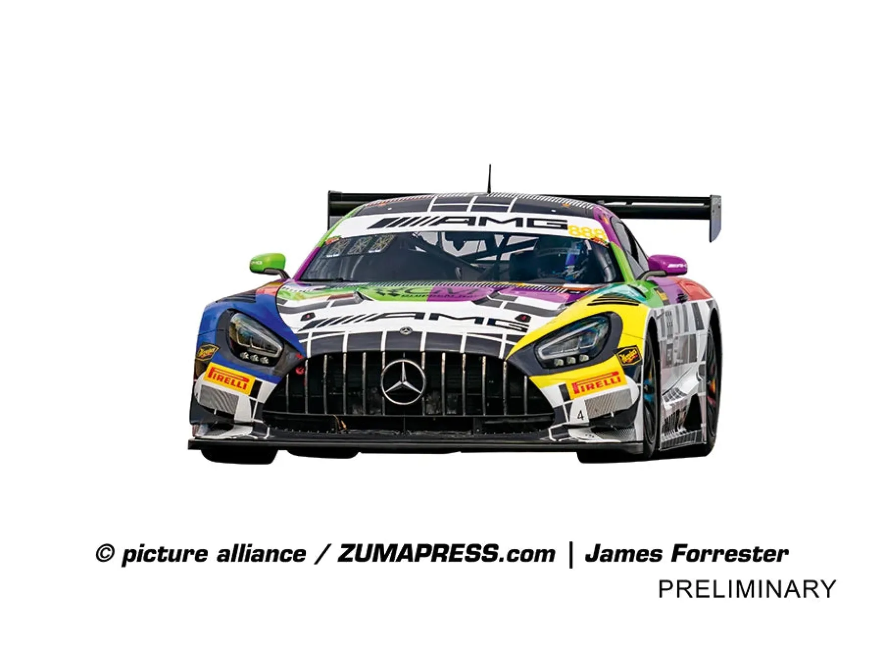Mercedes-AMG GT3 Evo "Mercedes-AMG Team GMR, No.888"