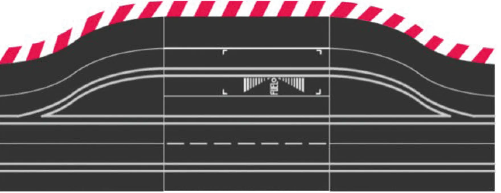 Pit Lane with Shoulder