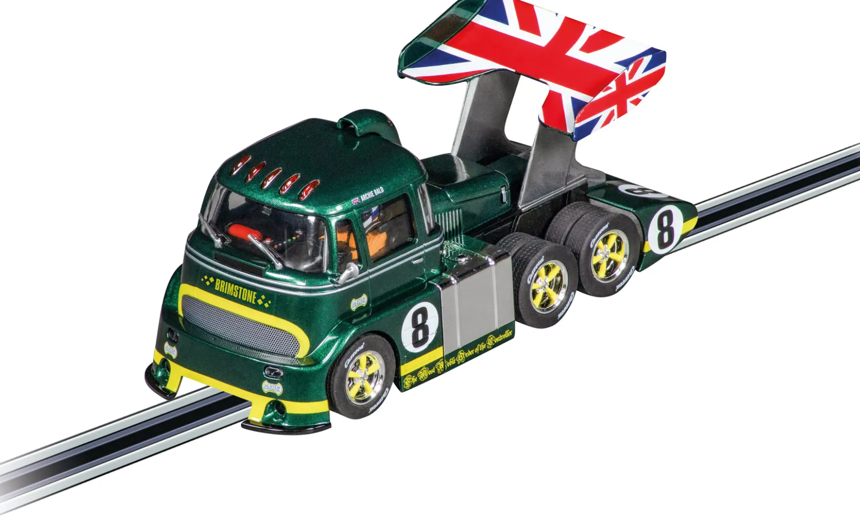 Racetruck Cabover "British Racing Green, No.8"