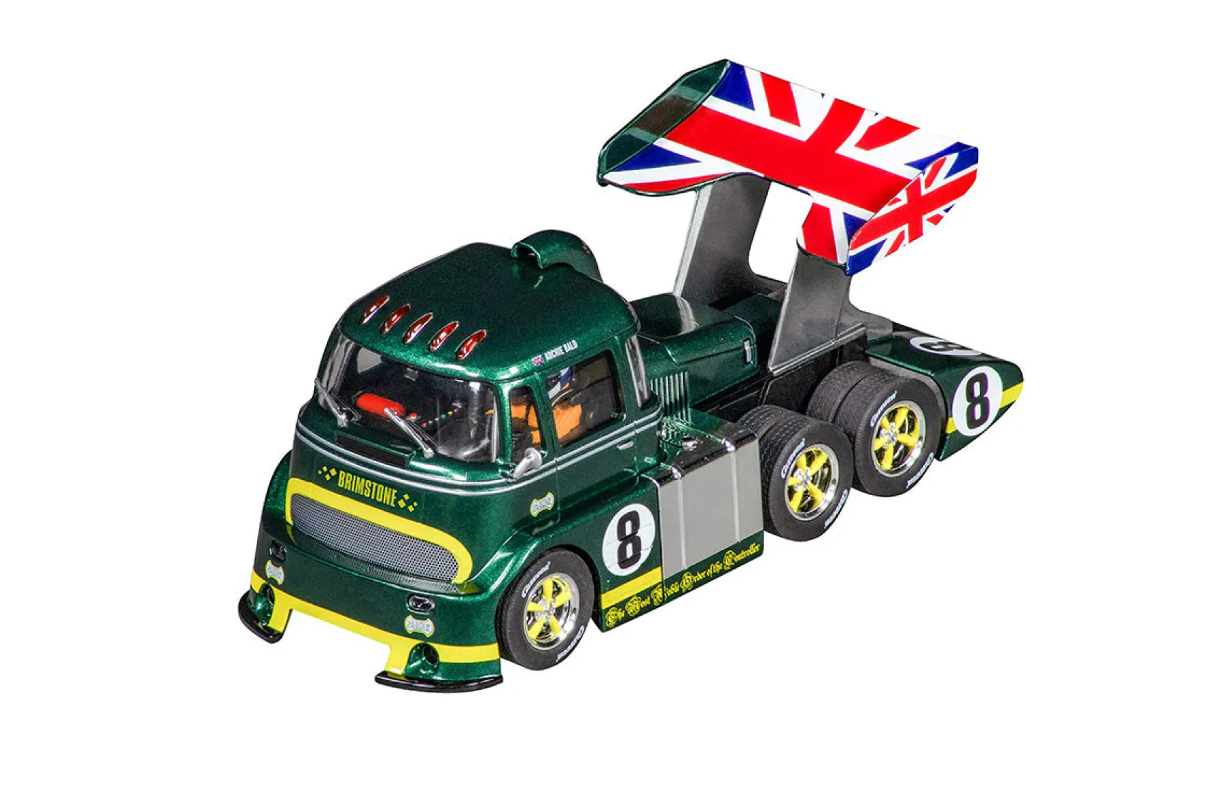 Racetruck Cabover "British Racing Green, No.8"