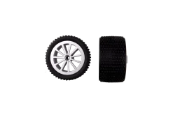 2 rear tyres with wheel rims for Speedfighter (370160114)
