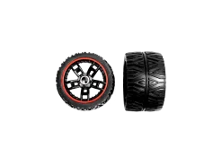 2 rear tyres with wheel rims for Ford F-150 SVT Raptor (162009), Ford F-150 SVT Raptor (370162084)