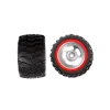 2 rear tyres with wheel rims for Flame Jumper (121006)