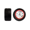 2 rear tyres with wheel rims for Ghost Challenge (200101)
