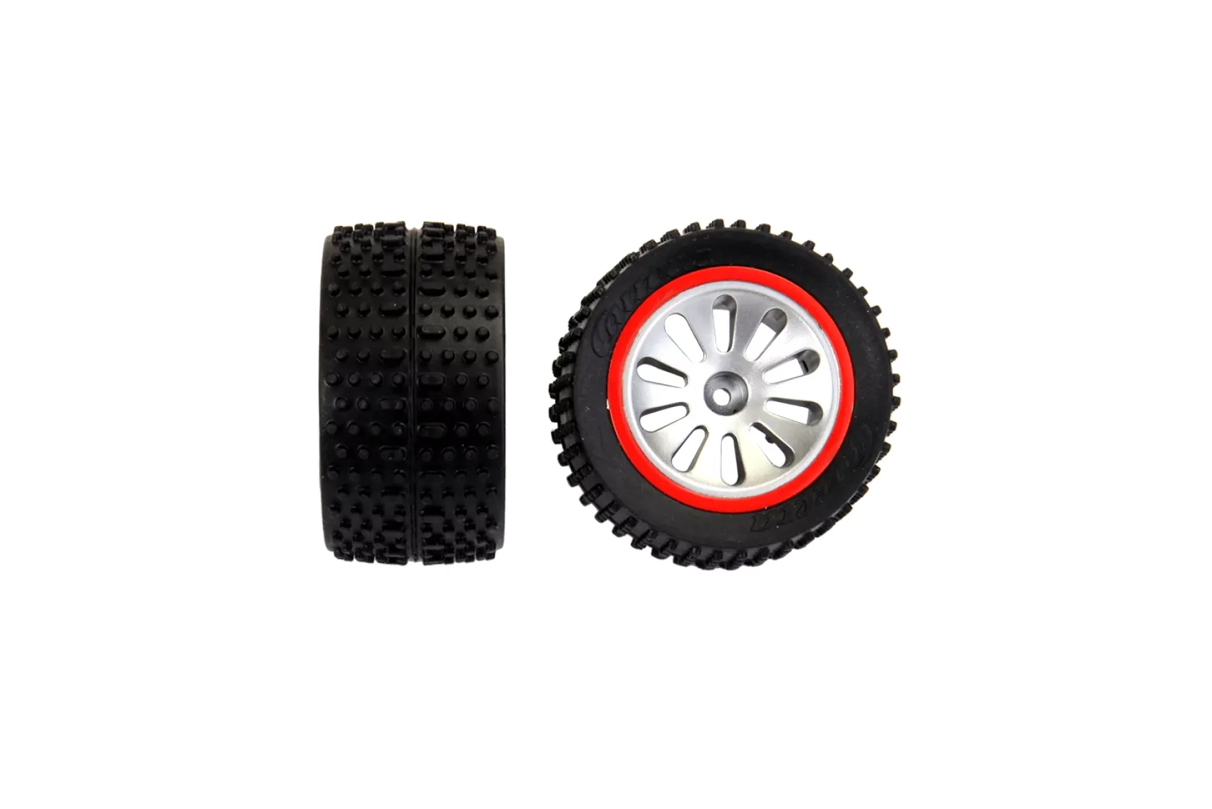2 rear tyres with wheel rims for Ghost Challenge (200101)