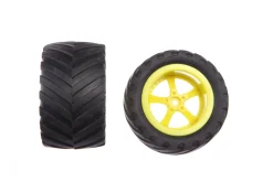 2 rear wheels with rims #181055