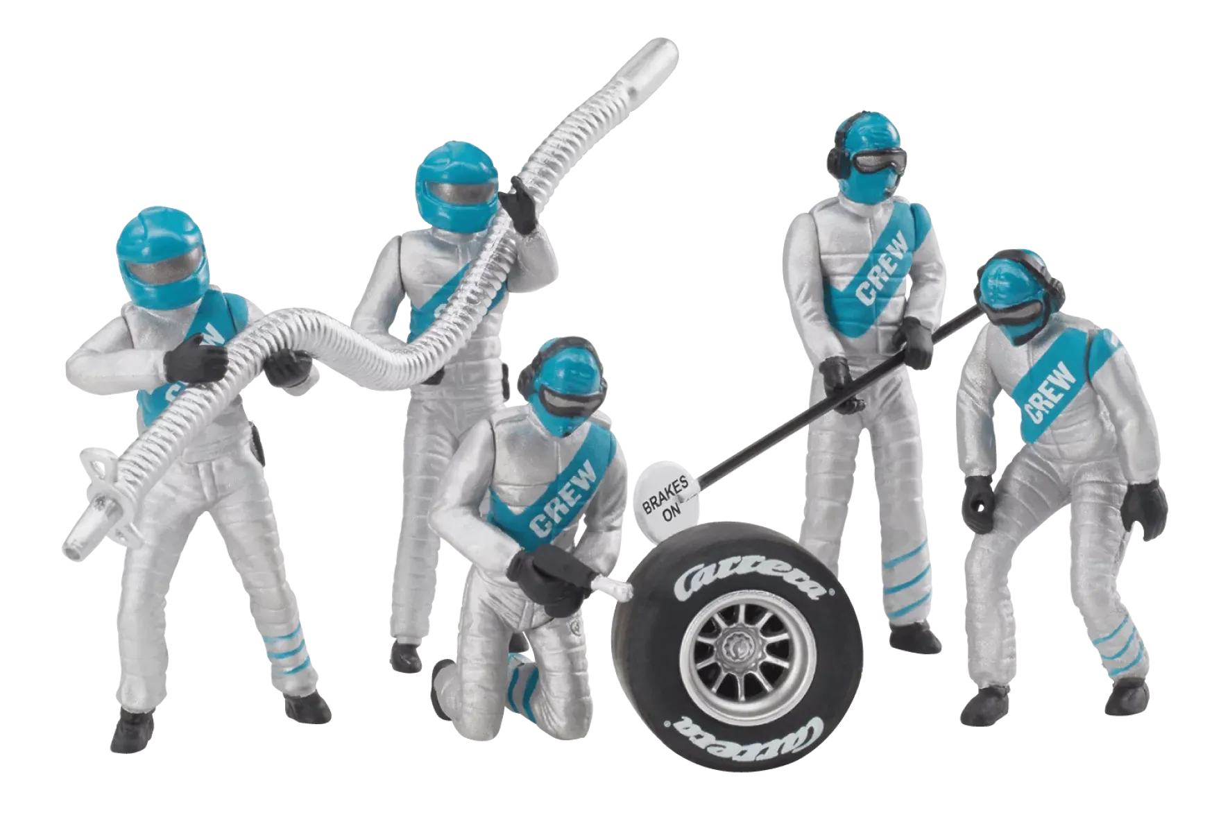 Set of figures, mechanics, silver
