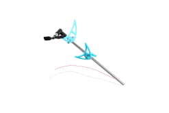 tail set including engine and Mount for Helicopter Blue Papy (500002)