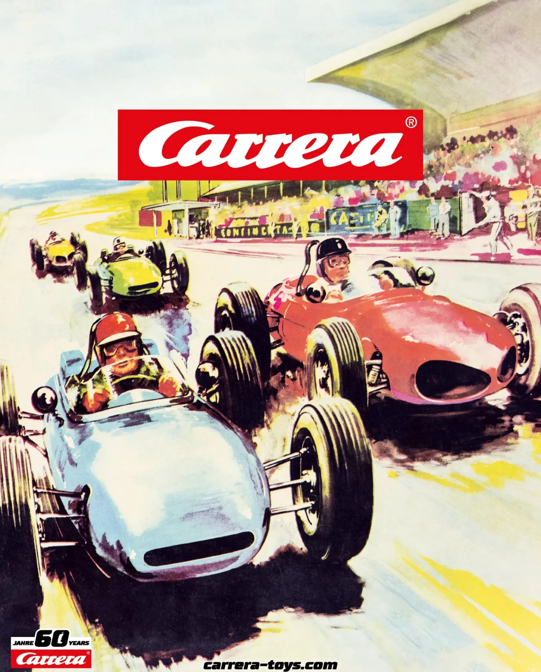 Tin Plate Sign 60 Y Carrera - 1