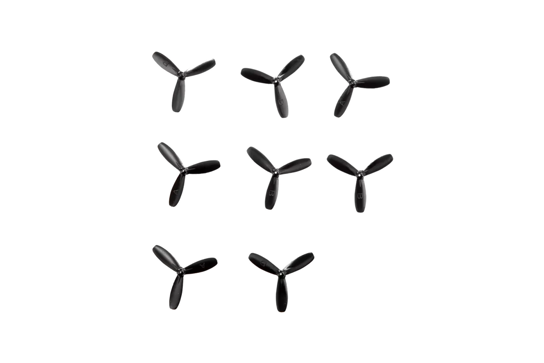 4x Rotor blades (rear) for Carrera RC Micro Quadrocopter (502002)